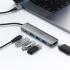ACEFAST J16 5 in 1 USB-C Hub 4K HD PD 90W Fast Charging 5Gbps Data Transfer Docking Station - Gray